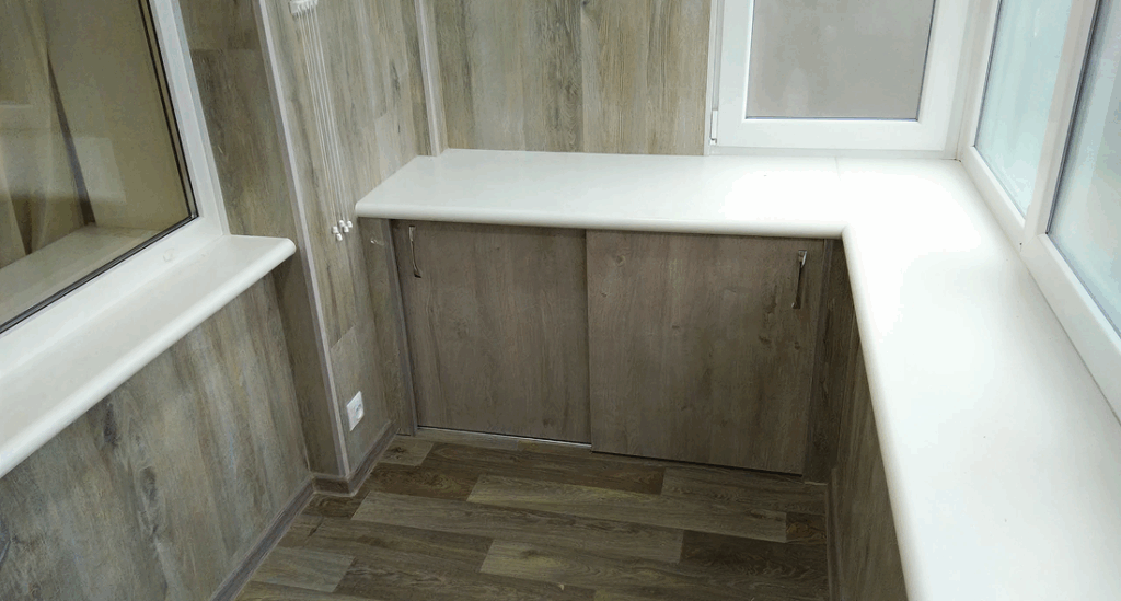 Reparatur von Balkonen im Inneren 28